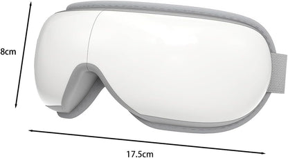 Masseur Oculaire Chauffant Bluetooth avec Musique - Idéal pour un Sommeil Réparateur et Soulagement de la Fatigue Oculaire, Parfait Cadeau de Noël!